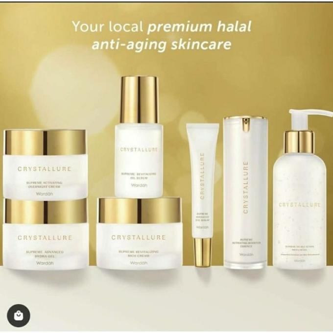 paket glowing wardah crystallure lengkap ---Terbaru---