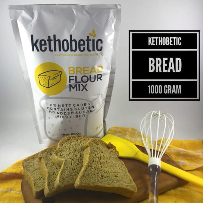 

Ketobetic Bread 1Kg Tepung Keto Khusus Roti