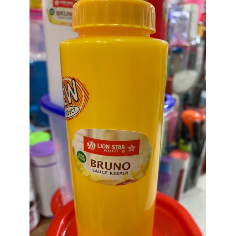 Lion Star Bruno Sauce Keeper 425 ml / Tempat Saus Kecap Mayones / Botol Kecap Saus Mayones