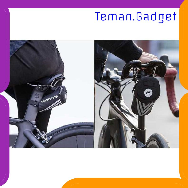 TG-IB381 ROCKBROS TAS SEPEDA MINI BICYCLE SADDLE REAR BAG - C28