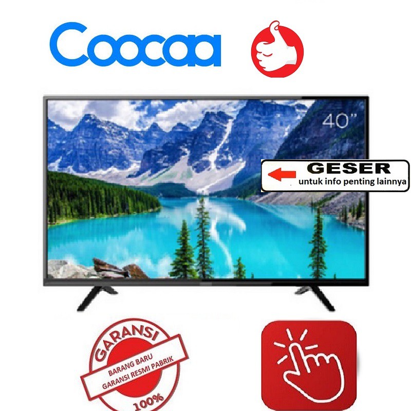 LED Coocaa 40D5A 40inch - pengganti 40D3A - RESMI COOCAA