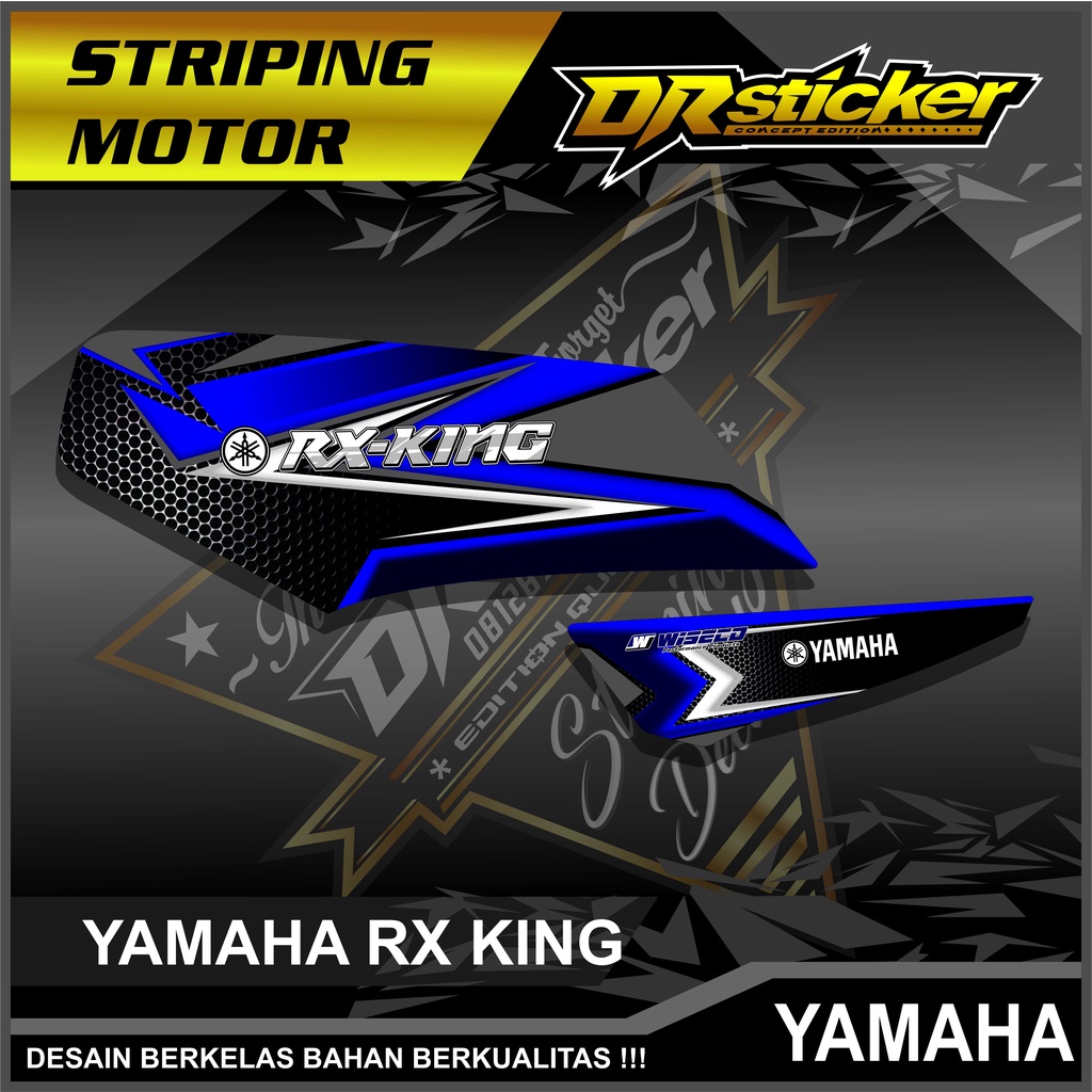 480 Sticker Striping RX King / Sticker Variasi List RX King Racing Variasi Motor