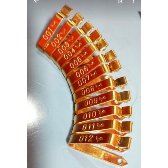 segel sayap (P 3cm x L 5mm). harga perlusin isi 1 pcs