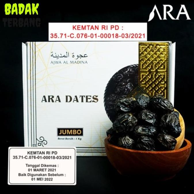 

BDK KURMA AJWA JUMBO ARA DATES 1KG ORIGINAL DFDFG3545