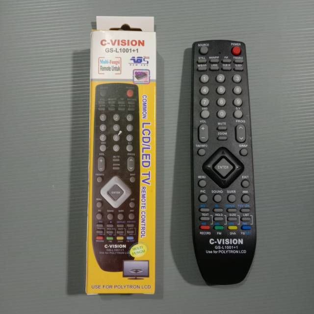 Remote tv untuk led / tv tabung  Polytron langsung pakai Good Quality