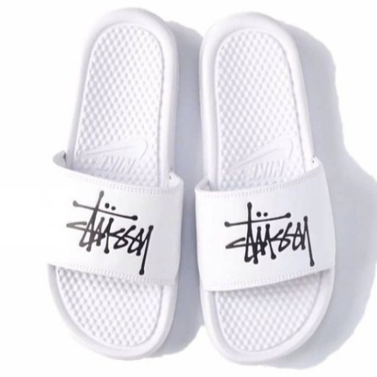 SANDAL PRIA WANITA Niike Benassi X Stussy Sendal Pria Slide