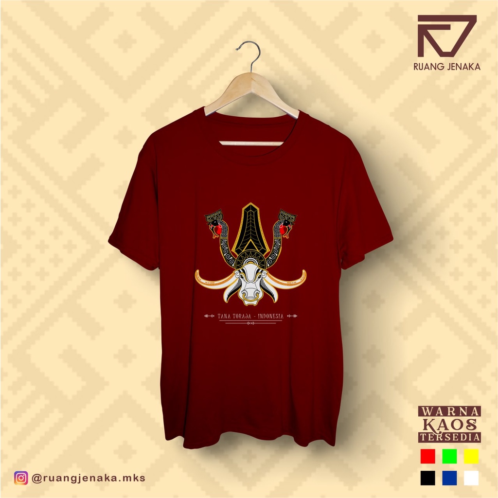 KAOS TORAJA MOTIF MANUK TEDONG