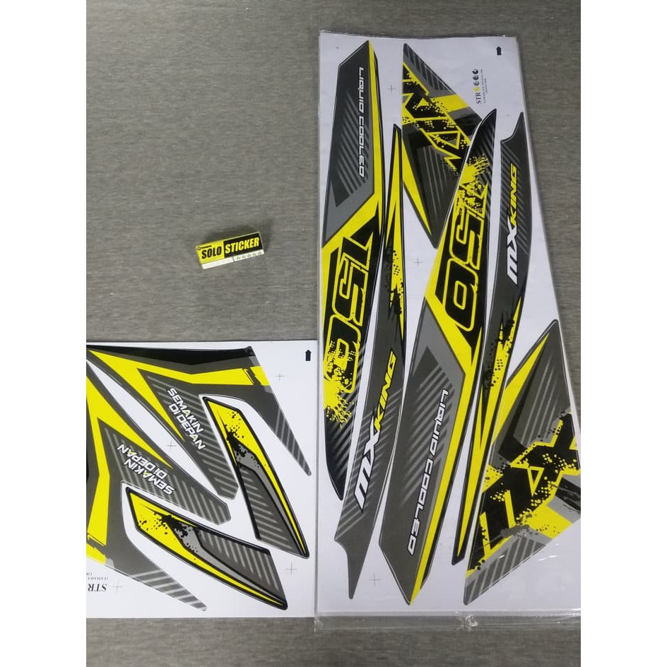 Striping Sticker Lis Variasi Motor MX King-MX 150 Grafitty -1 f1322