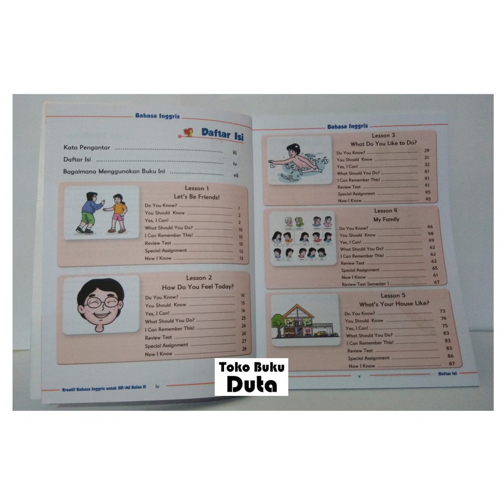 Buku Bahasa Inggris Sd Kelas 2 Shopee Indonesia