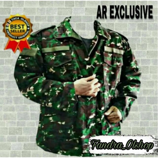 Jaket TNI Loreng NKRI Product Original Exclusive. Kualitas Terbaik !