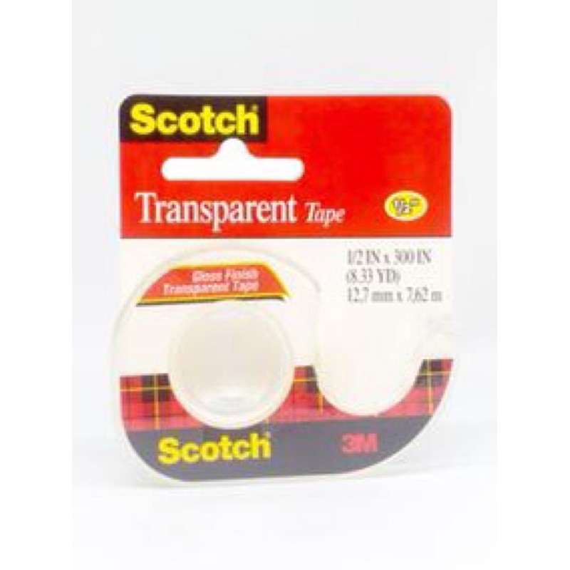 

3M Transparent Tape 144Ss 1/2X300