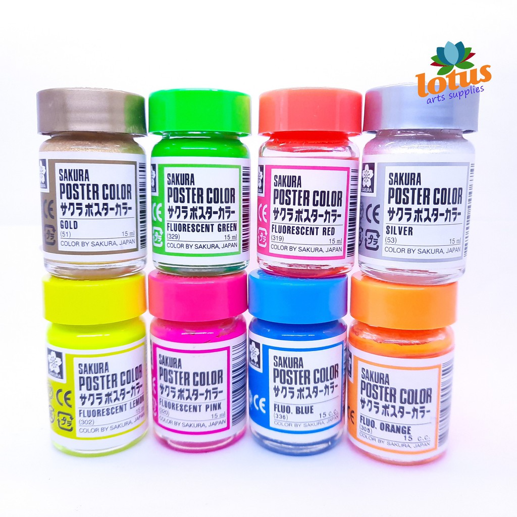 

Sakura Poster Color 15ml ( premium colors )