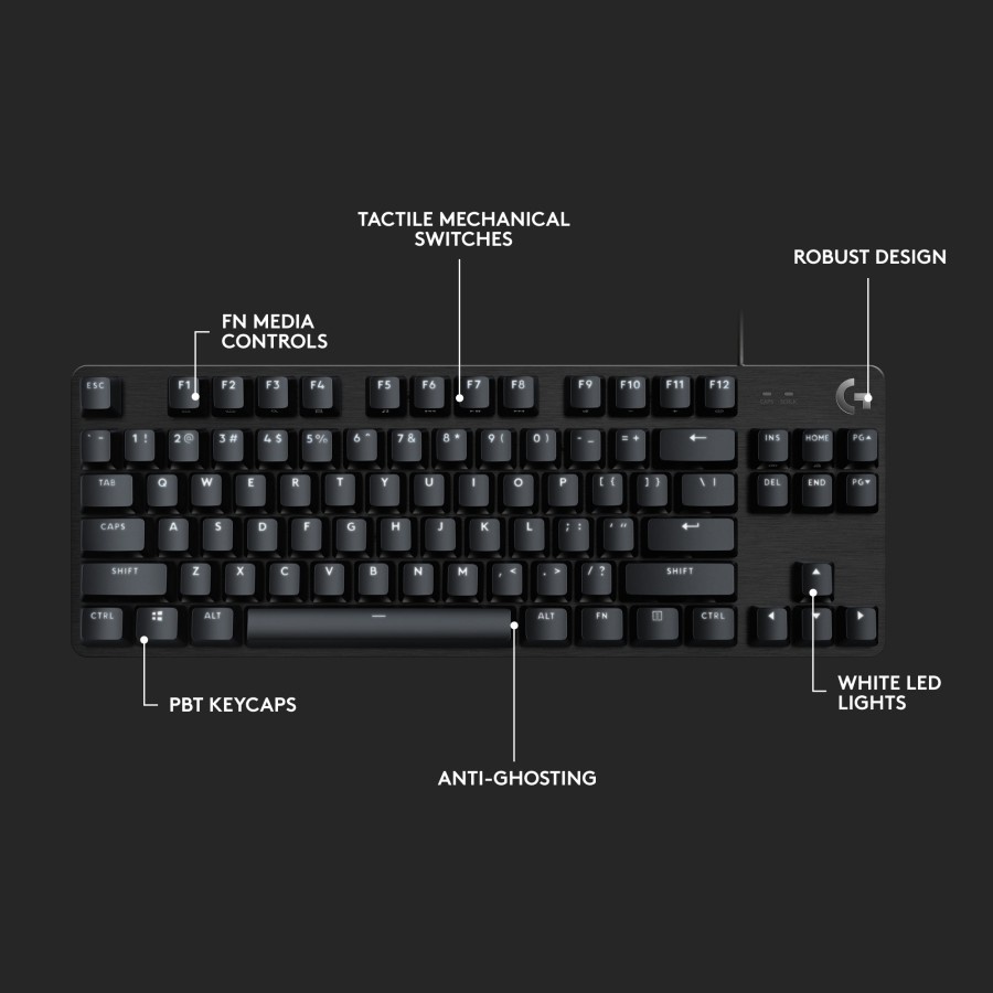 Logitech G413 SE Keyboard Gaming TKL Mechanical Backlit