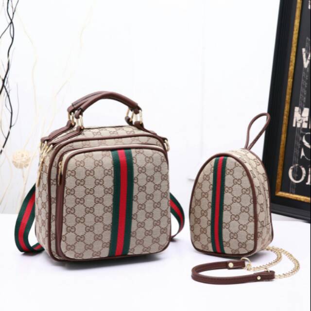 Tas Gucci / Tas Ransel Gucci 886/HR/ Ransel Gucci/ tas batam/ tas impor /tas murah