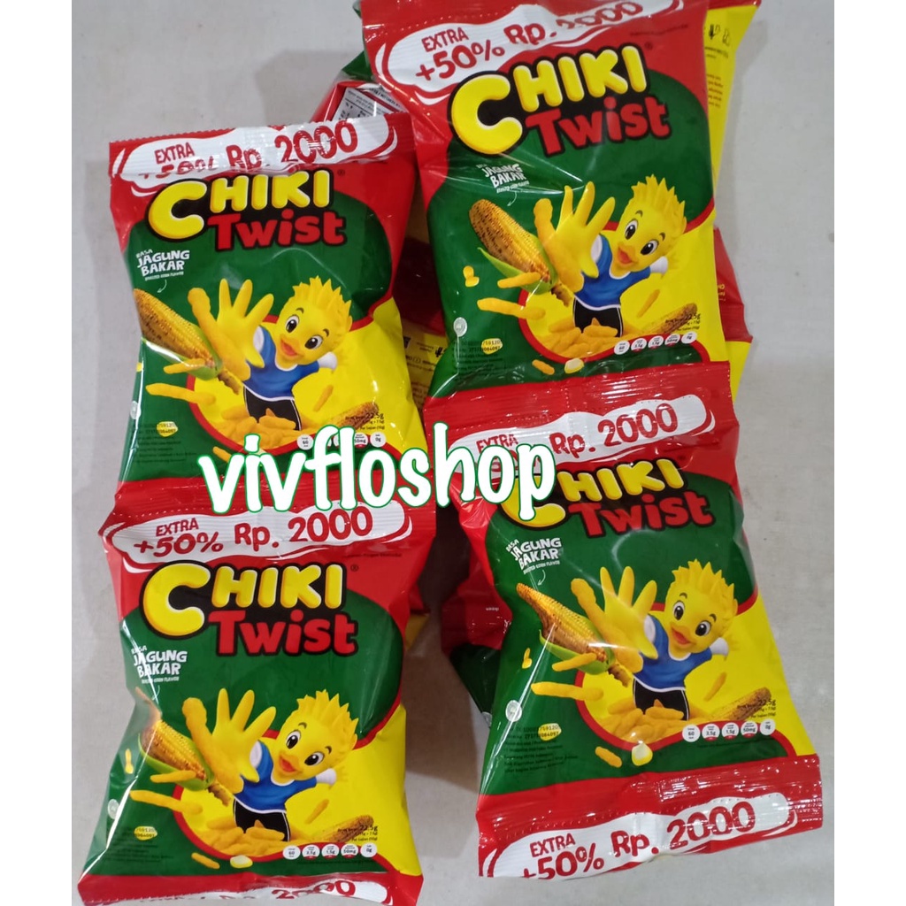 

Chiki Twist Jagung (10 x 15 gram) eks Cheetos