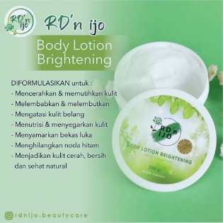 RDN IJO body lotion brightening NIACINAMIDE SULTAN / Handbody  RDn Ijo BPOM