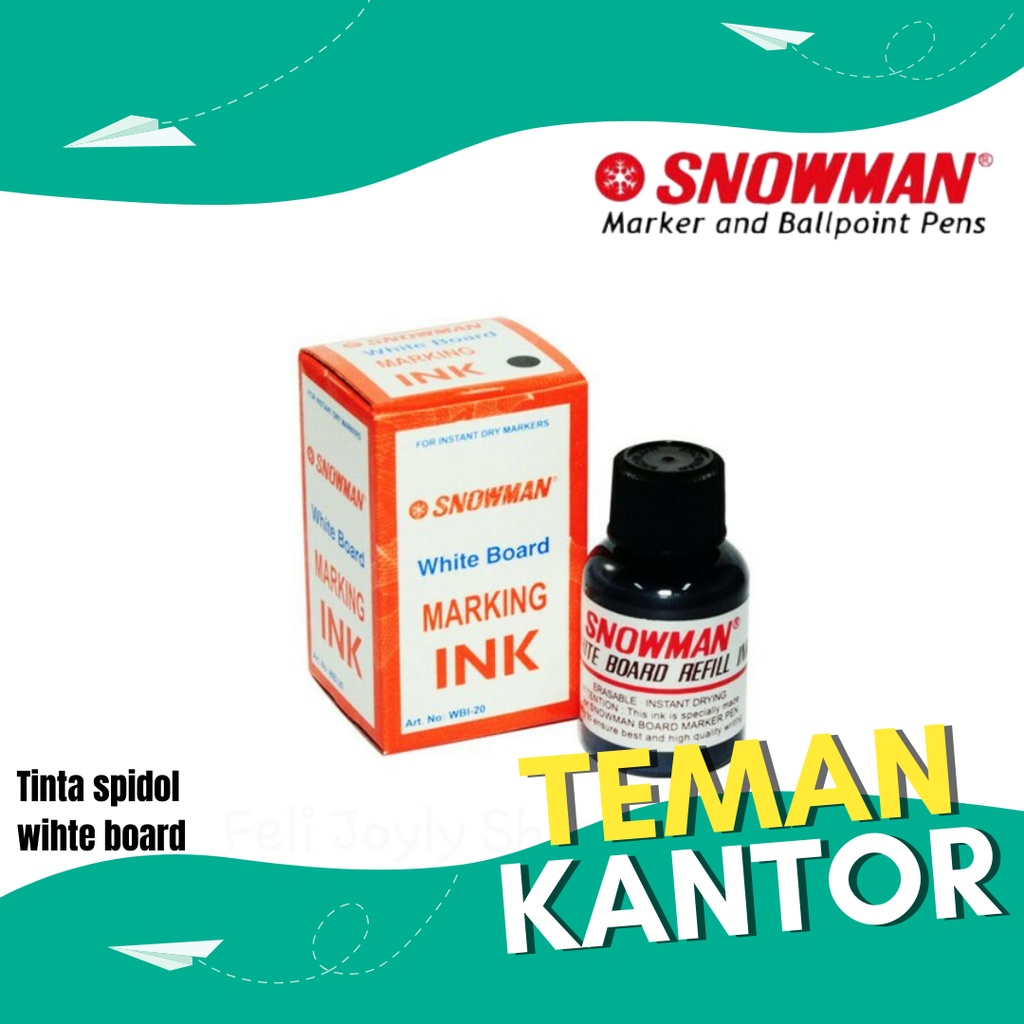 

Tinta Reffil Spidol Whiteboard Snowman Warna Merah,Biru,Hitam