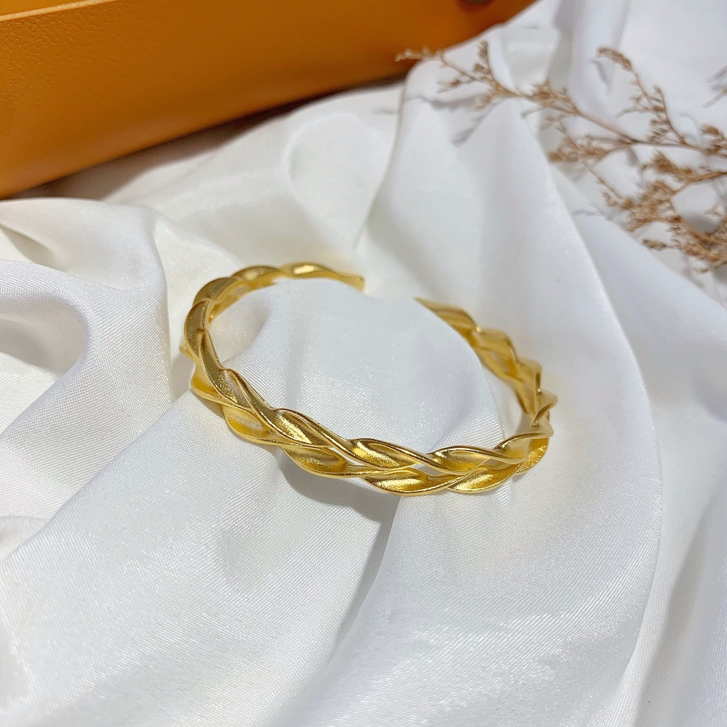 Bisa Cod Wanita Bangle Kadar Emas 375  Asli Hadiah Terbaik Enxi Jewelry 814g1