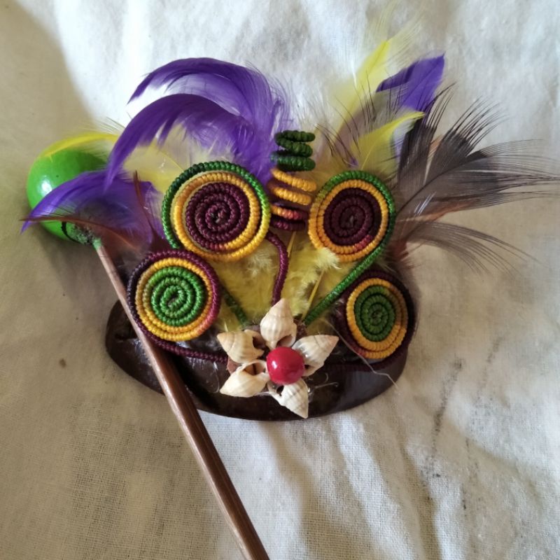 AKSESORIS PAPUA TUSUK KONDE JEPIT RAMBUT PAPUA