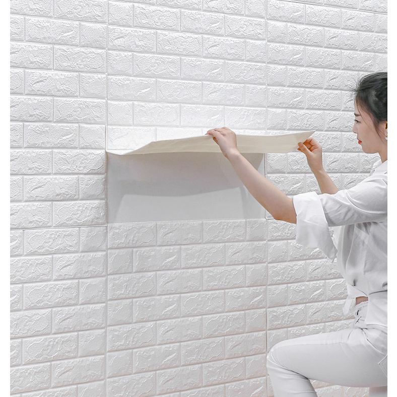 Wallpaper Foam Bata / Wallfoam 3D Emboss Dekorasi Dinding Berkualitas Termurah-4