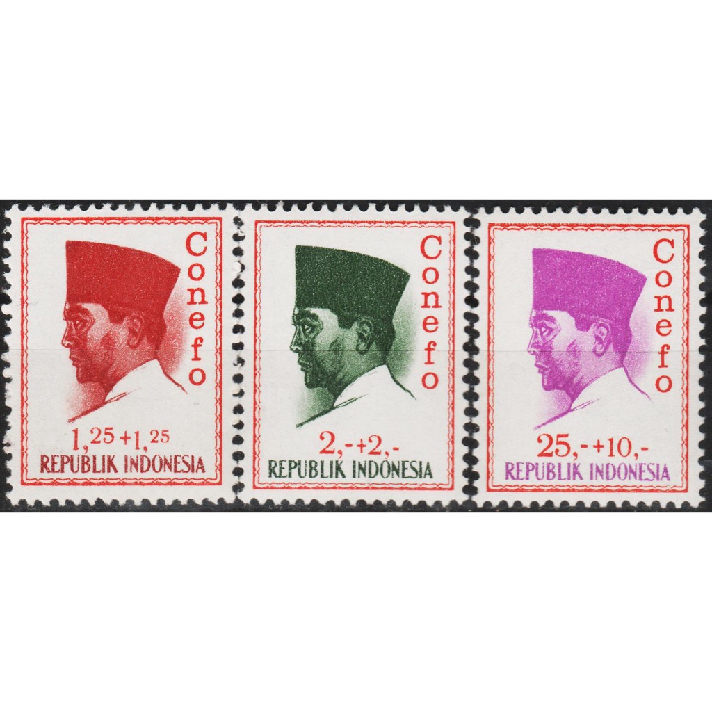 

Perangko Filateli 11279 - Indonesia MNH 3v 1965 Conference Of The New Emerging Forces