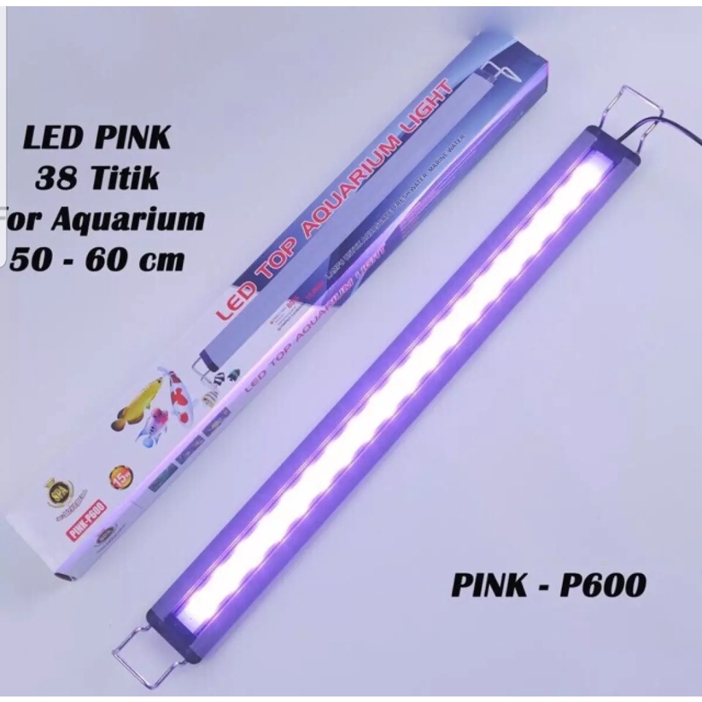 Jual Lampu LED Aquarium Pink Muda Lampu Aquarium Arwana SPA P600 / SPA
