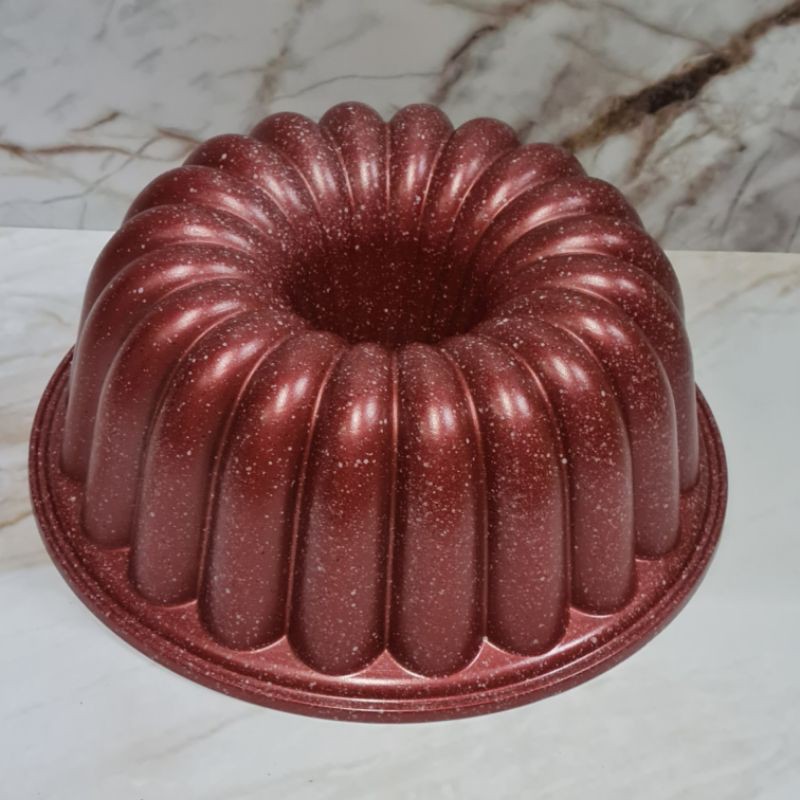 elegant party marble cake bundt pan / loyang kue marmer