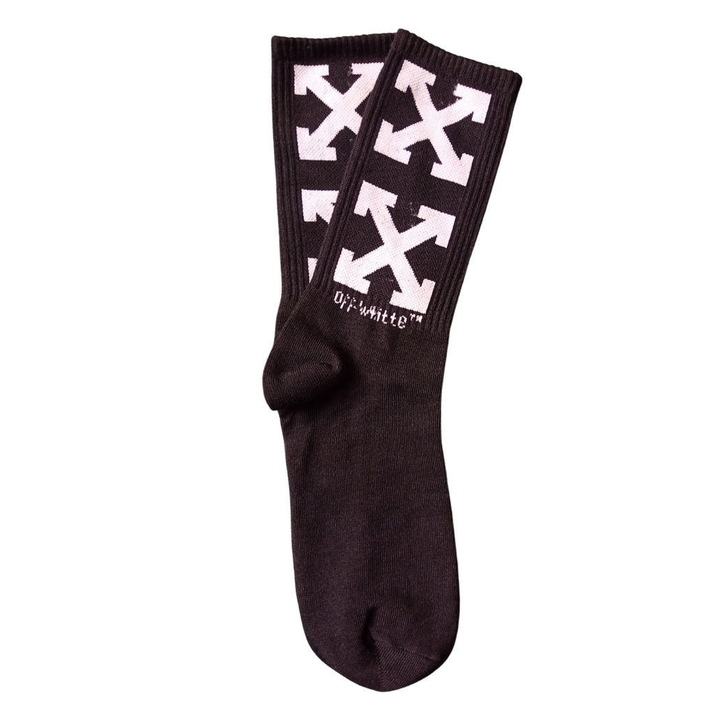 [BIG SALE] Kaos Kaki Motif Skate Oldschool - Mohaki Official-XX Hitam