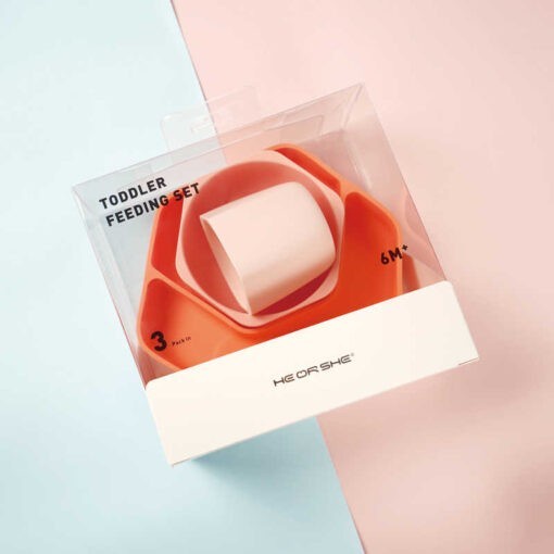 HEORSHE Toddler feeding Set Tempat Makan Anak Piring Makan Anak