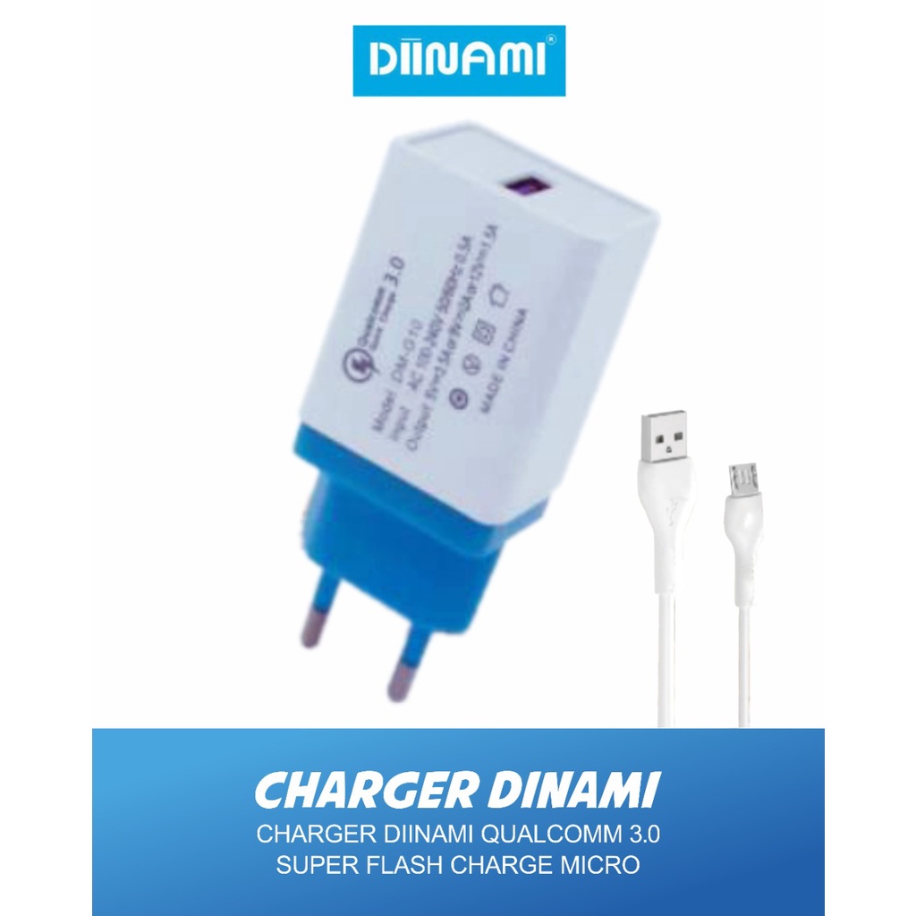 CHARGER DIINAMI DM-G10 QUALCOMM 3.0 3.5A 18W