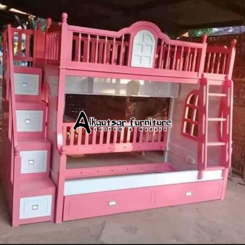 TEMPAT TIDUR ANAK TINGKAT | TEMPAT TIDUR CUSTOM | TEMPAT TIDUR KARAKTER