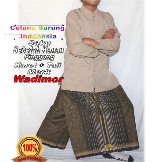 Celana Sarung Anak Wadimor 100% - Sarung Celana Wadimor Original Asli Terbaru