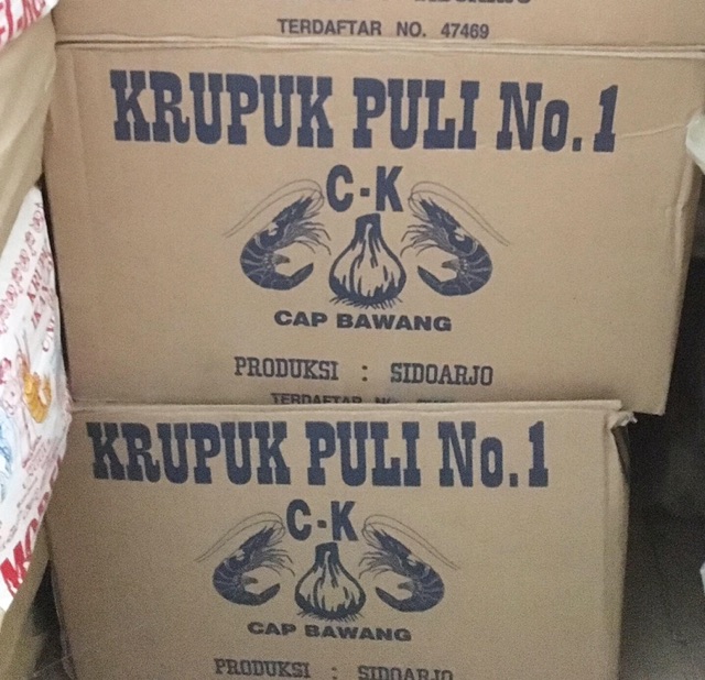 Kerupuk Puli Cap Bawang 5kg / Kerupuk Beras 5kg / Krupuk Puli Karton / Krupuk Puli Dus