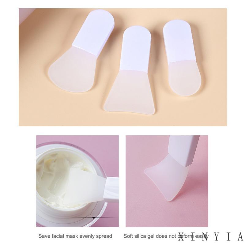 【Bayar di tempat】2023 mode baru Brush Makeup Mini Portable Bahan Silikon Untuk Masker Wajah Kuas Masker Wajah Premium Silikon Silicone Brush Face Mask