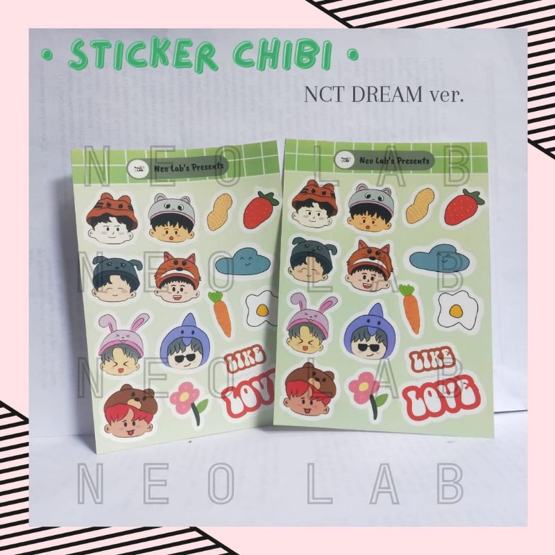 sticker chibi nct dream ver