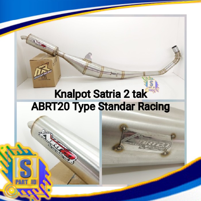 Knalpot Stainless Satria 2tak ABRT20 Type Standar Racing Original ABRT