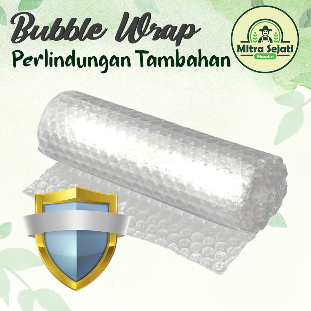 

Perlindungan Tambahan Bubble Wrap (Khusus Pembelian Produk)