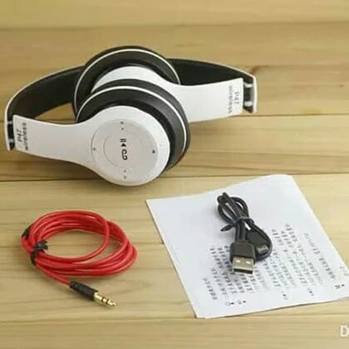 Headphone Headset Earphone DJ Bando JBL P47 BLUETOOTH STEREO WIRELESS Super Bass