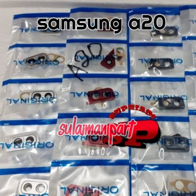 RING KAMERA LENSA KACA KSMERA BELAKANG HP SAMSUNG A20 A205