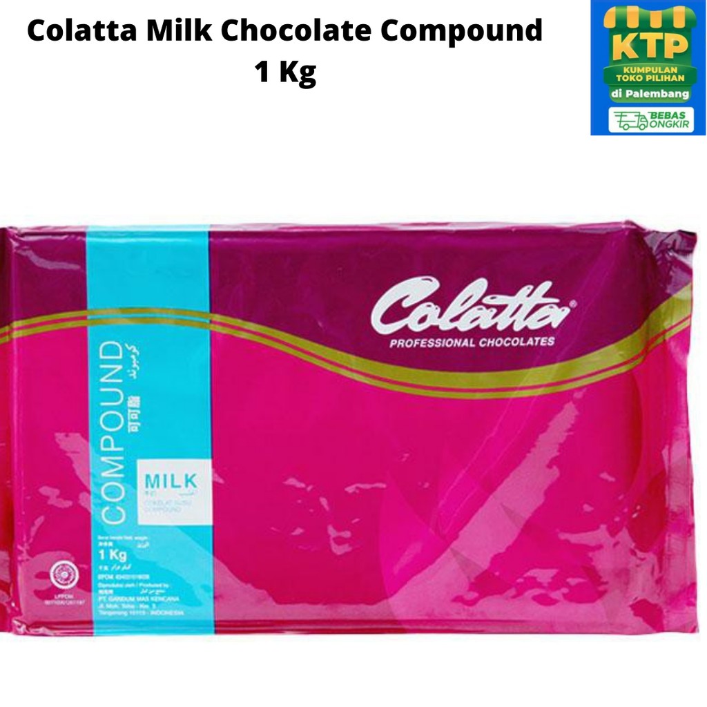 

Colatta Milk Compound 1 KG Coklat Susu Compound Chocolate Collata