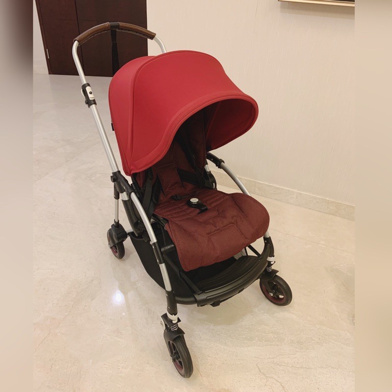 Repriced: Bugaboo Bee 5 preloved second all maroon color EXCELLENT condition