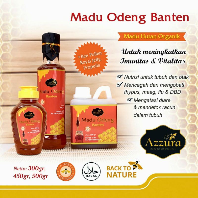 

Madu Azzura - Madu Odeng Murni Asli 100% Dari Baduy Banten