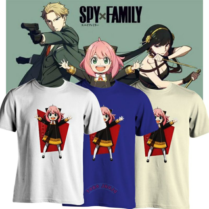 Baju Kaos Anime Spy X Family ANYA FORGER 1 print DTF