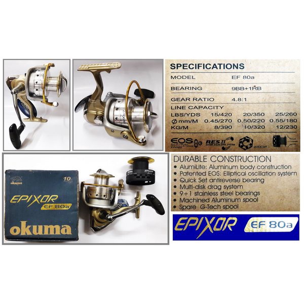 Reel OKUMA EPIXOR EF 80 A