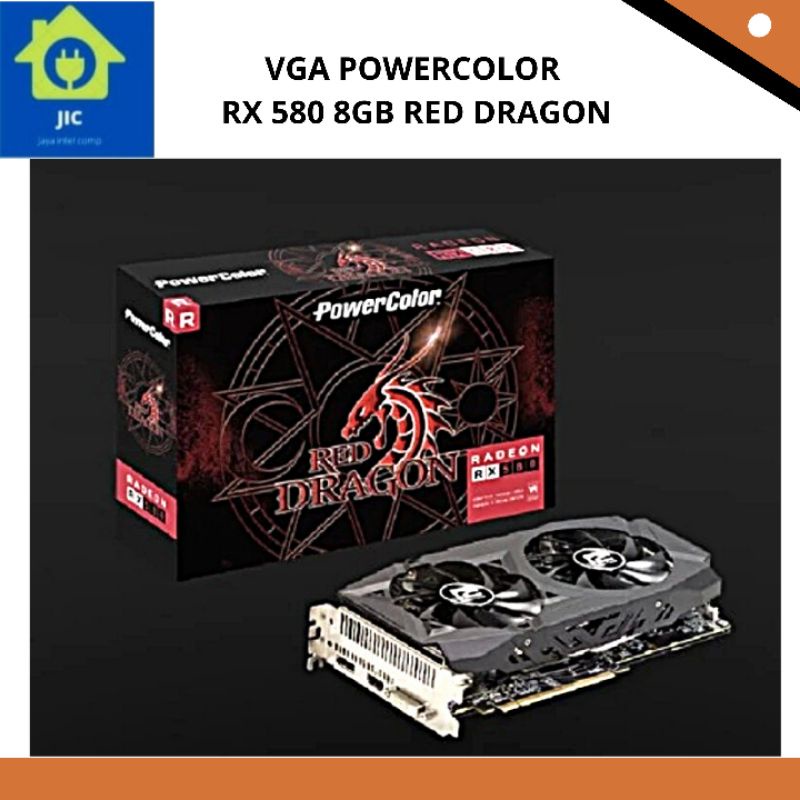 VGA POWERCOLOR RX 580 8GB RED DRAGON