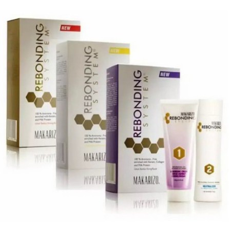 Makarizo Rebonding System SSS Pelurus Rambut Keriting / Ikal 120gr