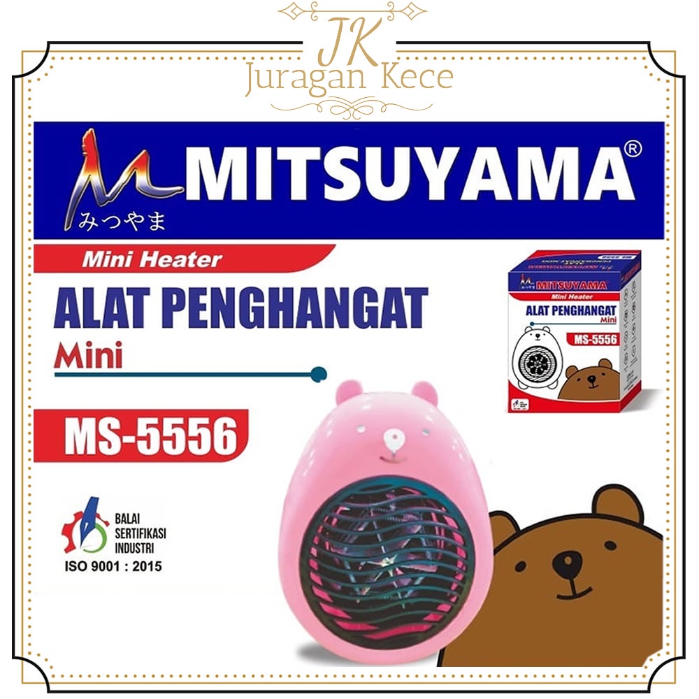 Kipas Angin Penghangat MS-5556 Mitsuyama Ruangan Pemanas Heater