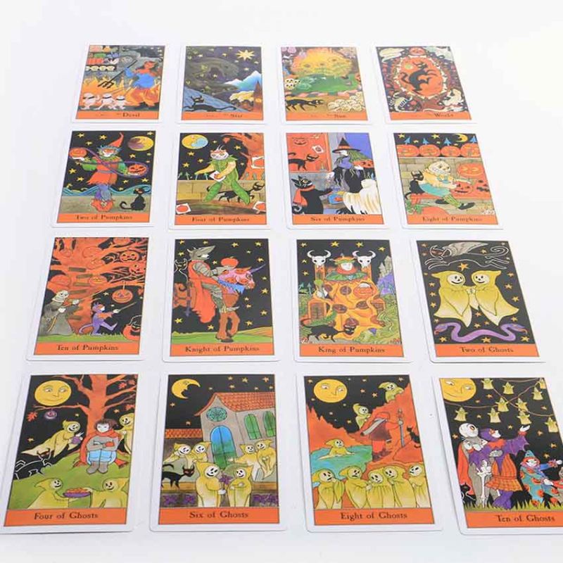 Hallowen Tarot 12x7cm include Guidepaper