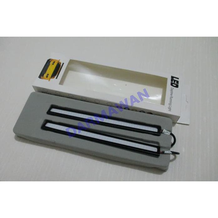 Lampu Drl Led Plasma Cob 17Cm Merah