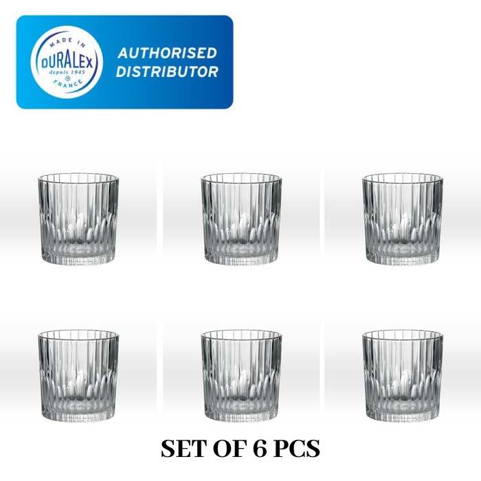 (DISKON) DURALEX MANHATTAN GELAS JUS UK 310ML ( TEMPERED GLASS ) - SET OF 6